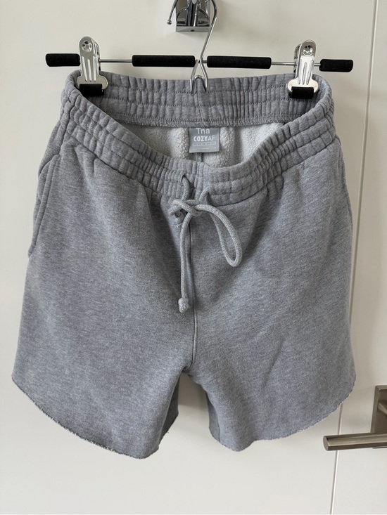 TNA Pants - Tna CozyAF Women's Grey fleece Shorts from Aritzia